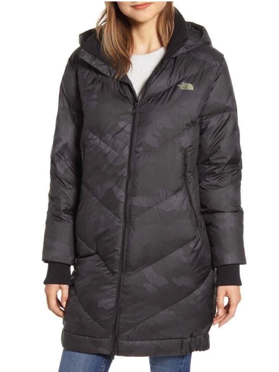 The North Face Jackets & Blazers - The North Face Albroz 550
Fill Power Down Parka in black camo print